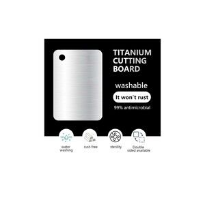 Titanium Cutting Board Set of 1, 11 * 8inches,Titanium Cutting Boards for Kit...